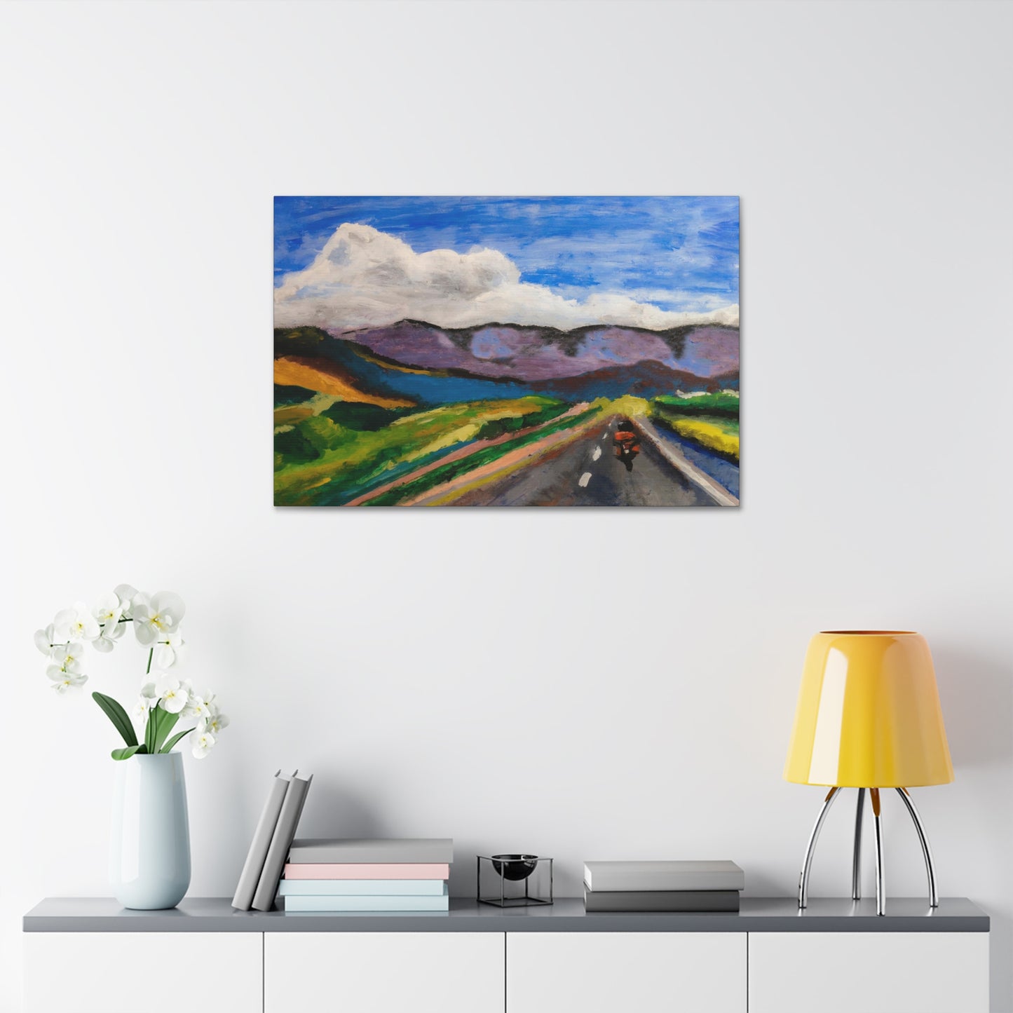 A Drive Through the Rockies Canvas