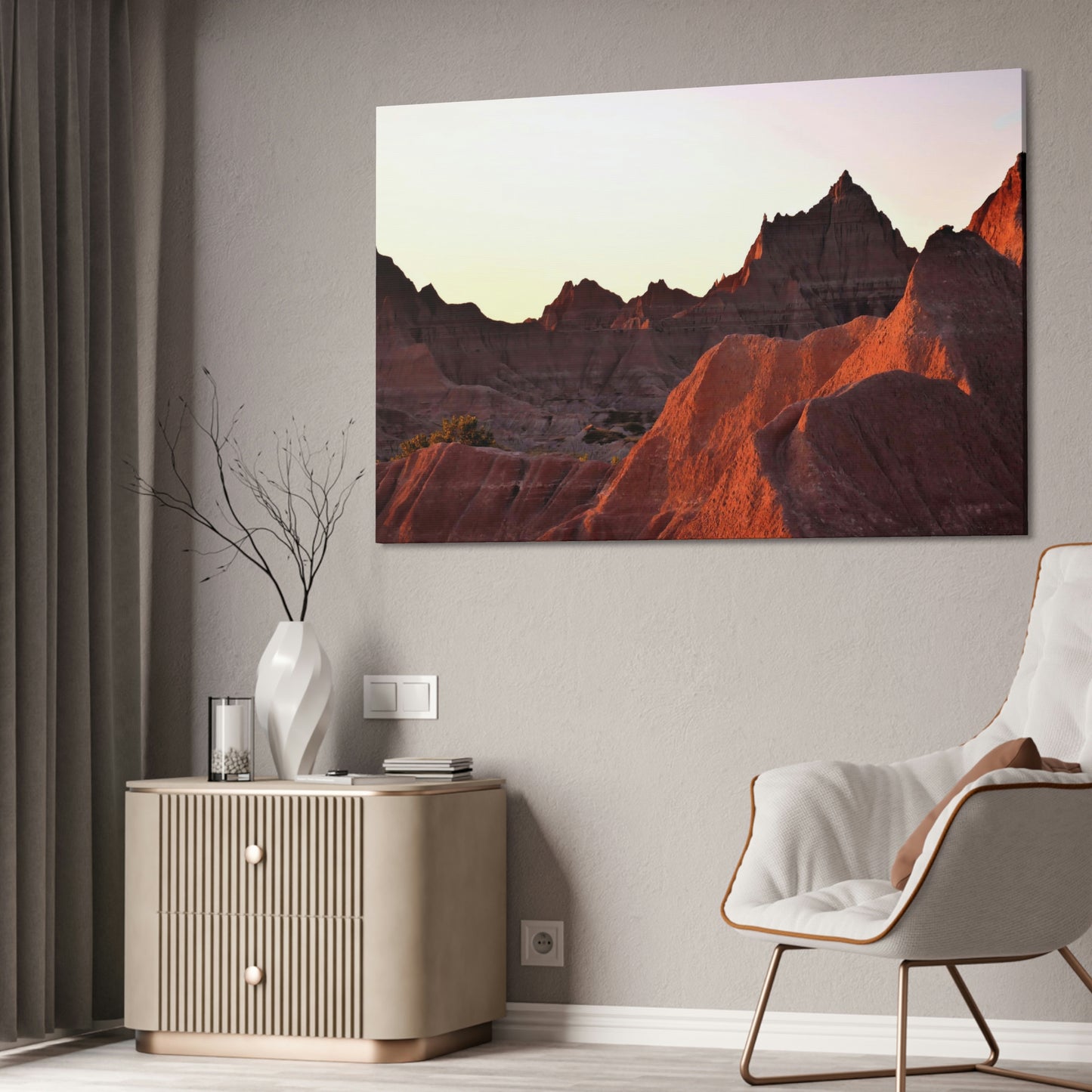 The Red Landscapes Canvas