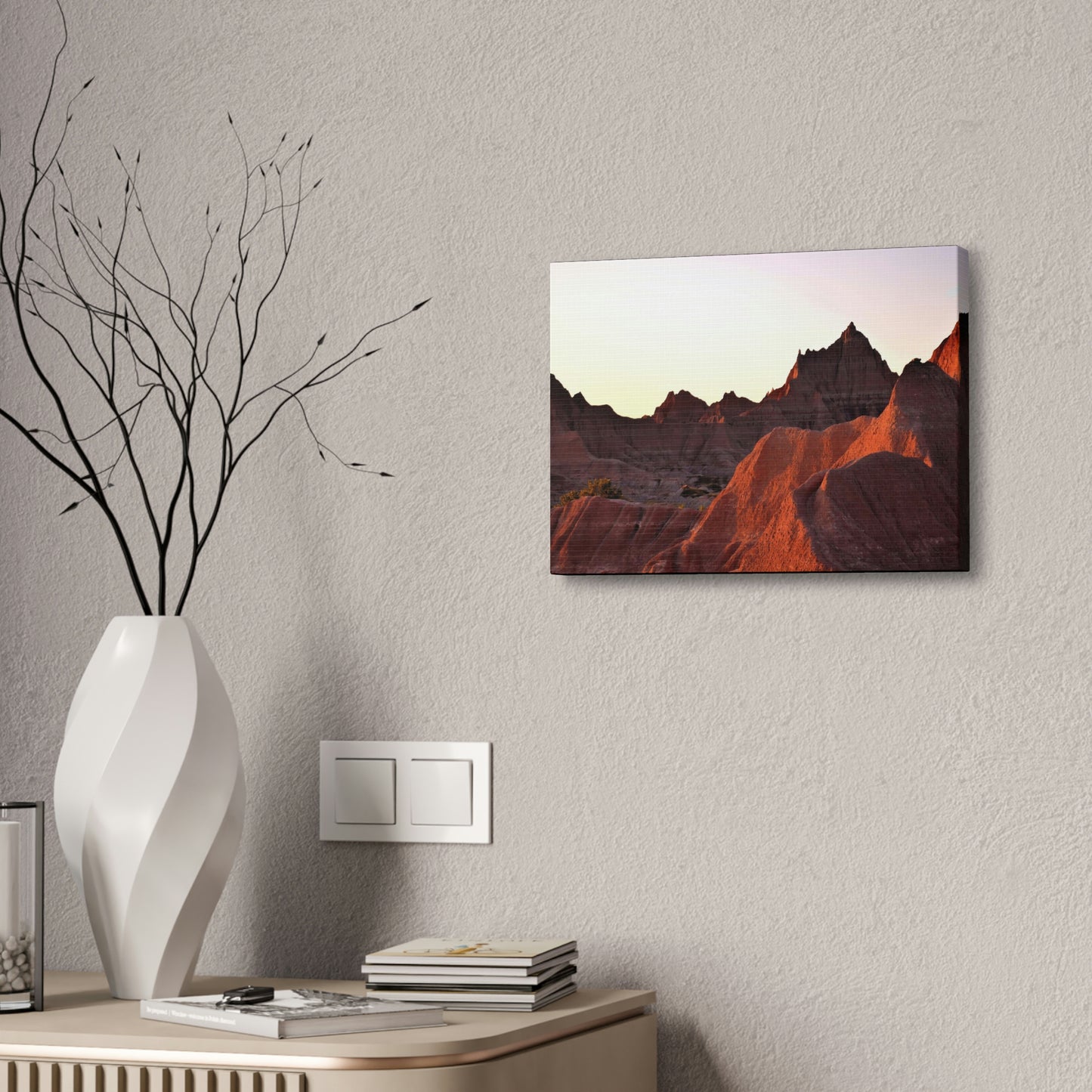 The Red Landscapes Canvas