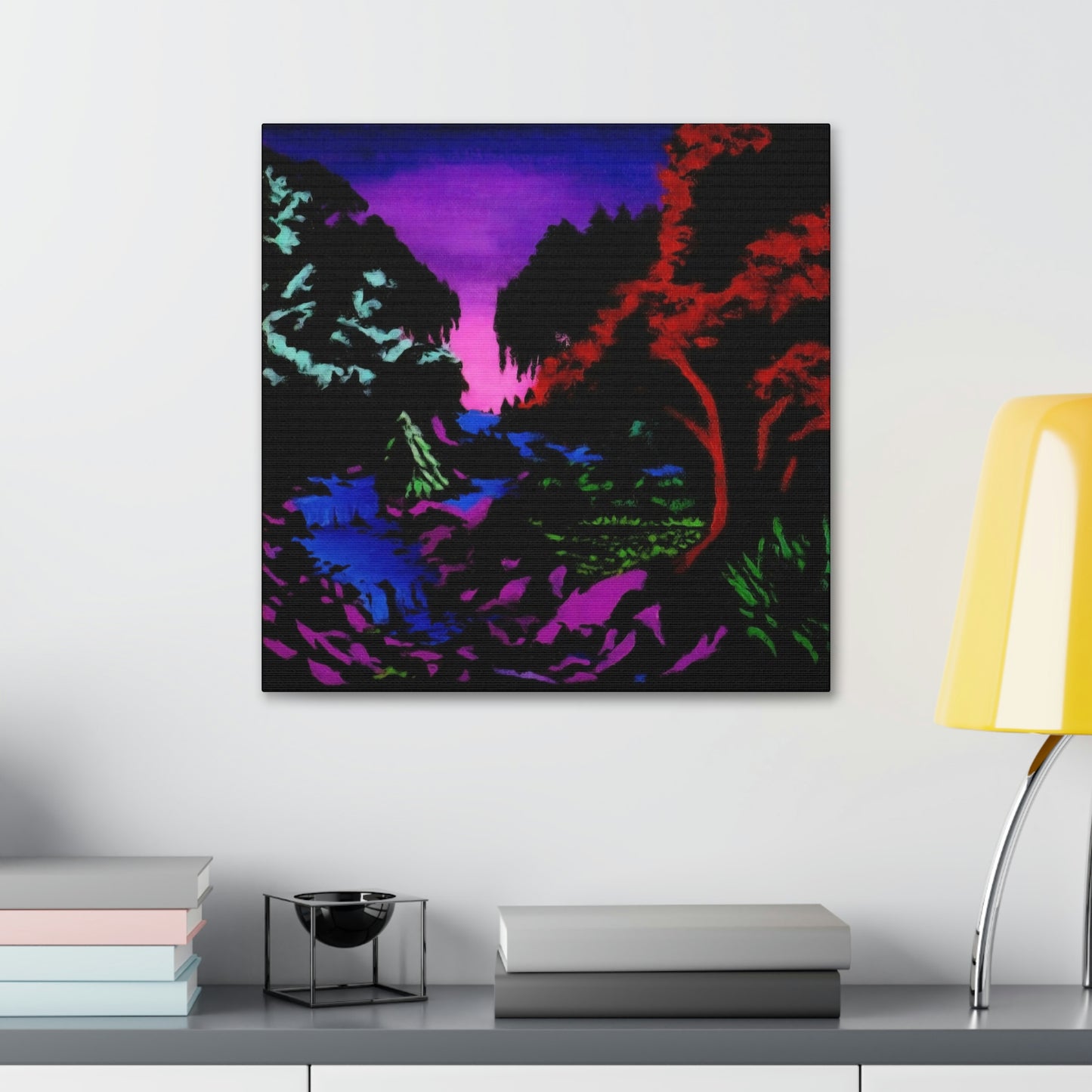 A Neon Forest Canvas