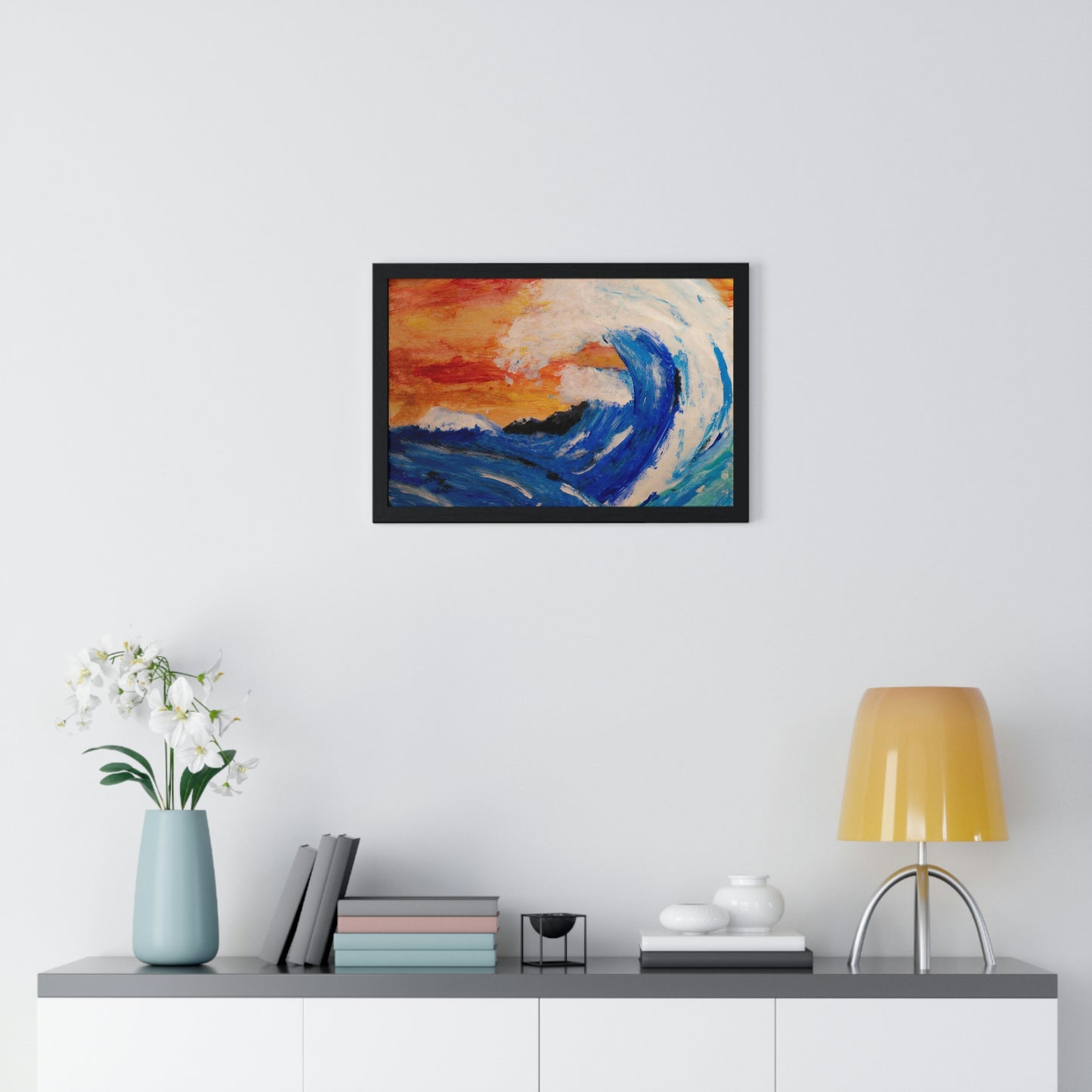 An Impressionists Wave Poster