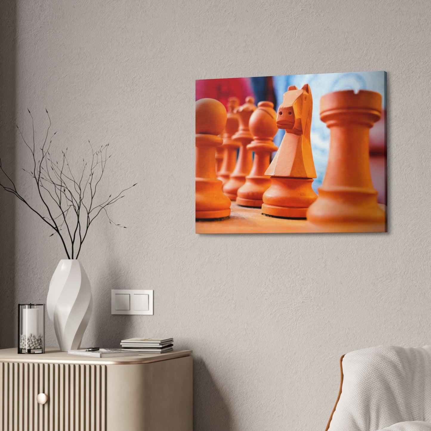 The Wooden Knight Canvas