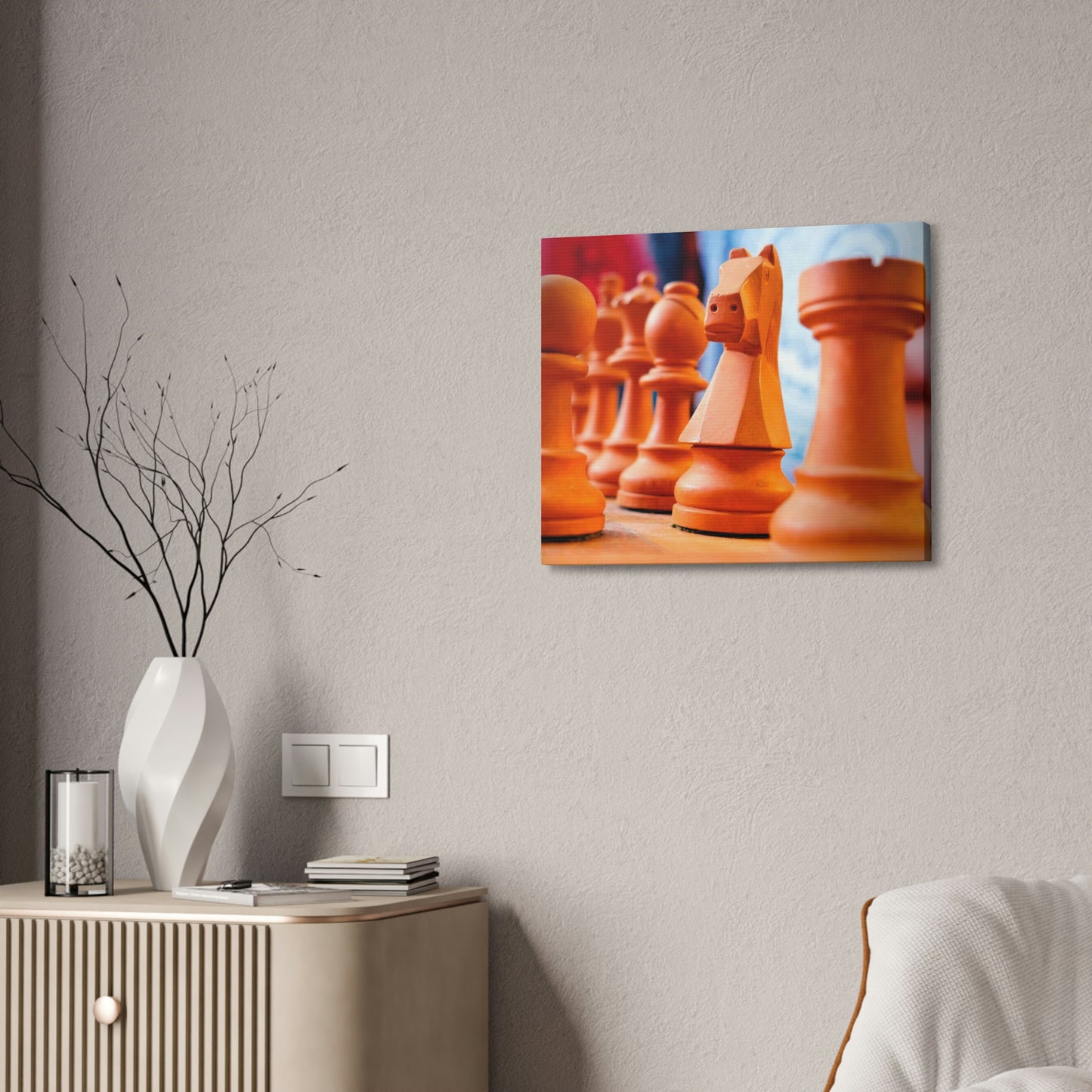 The Wooden Knight Canvas