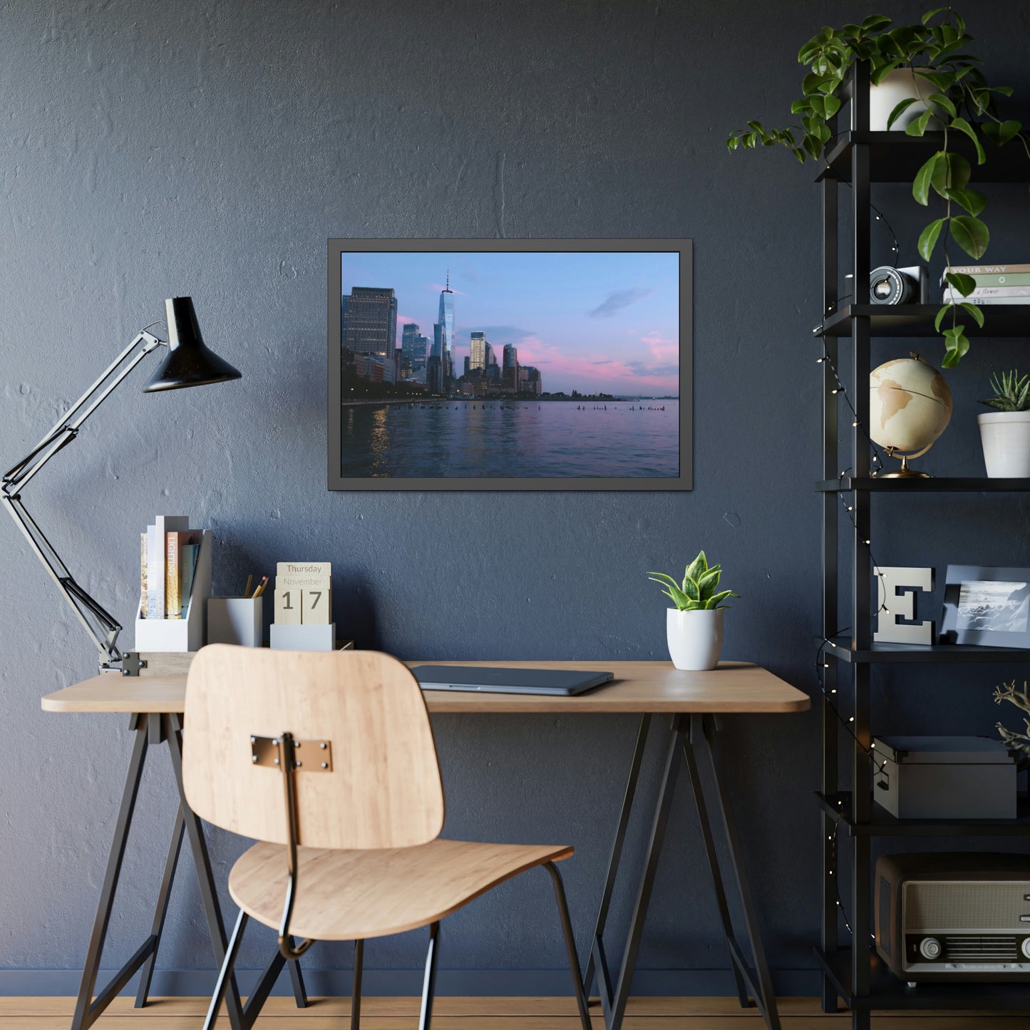 Early Morning in FIDI Framed Picture