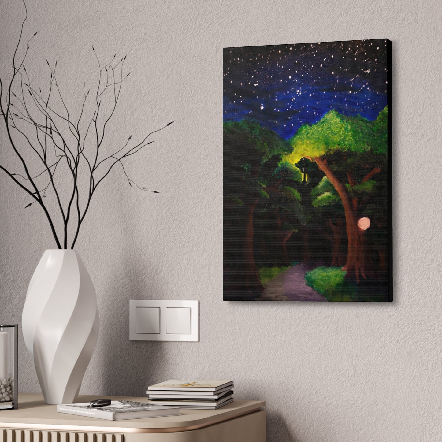 A Walk Into The Night Canvas