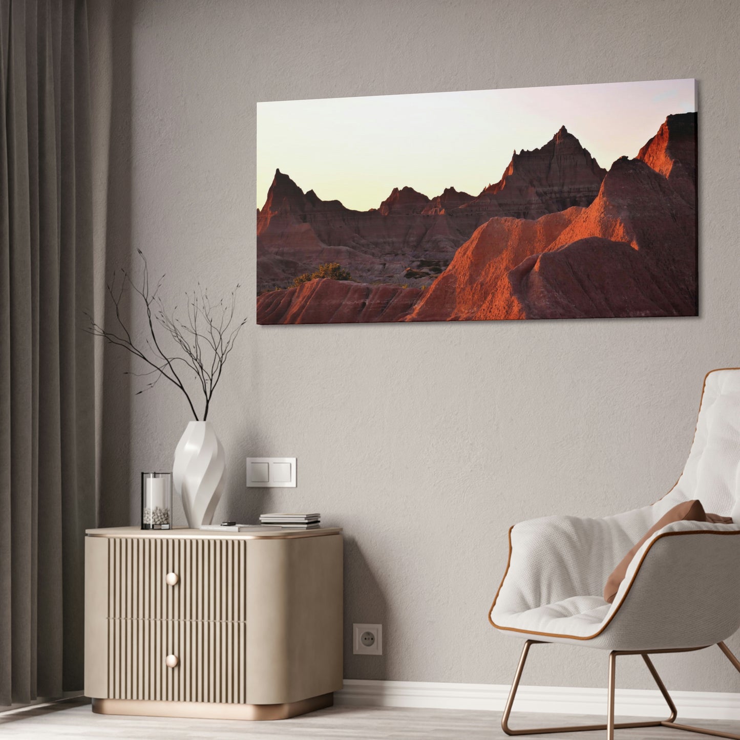 The Red Landscapes Canvas