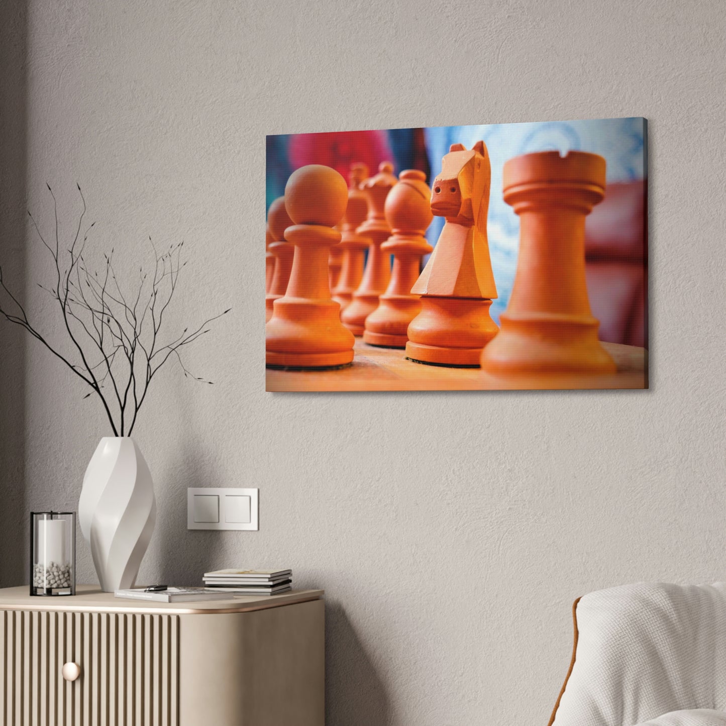 The Wooden Knight Canvas
