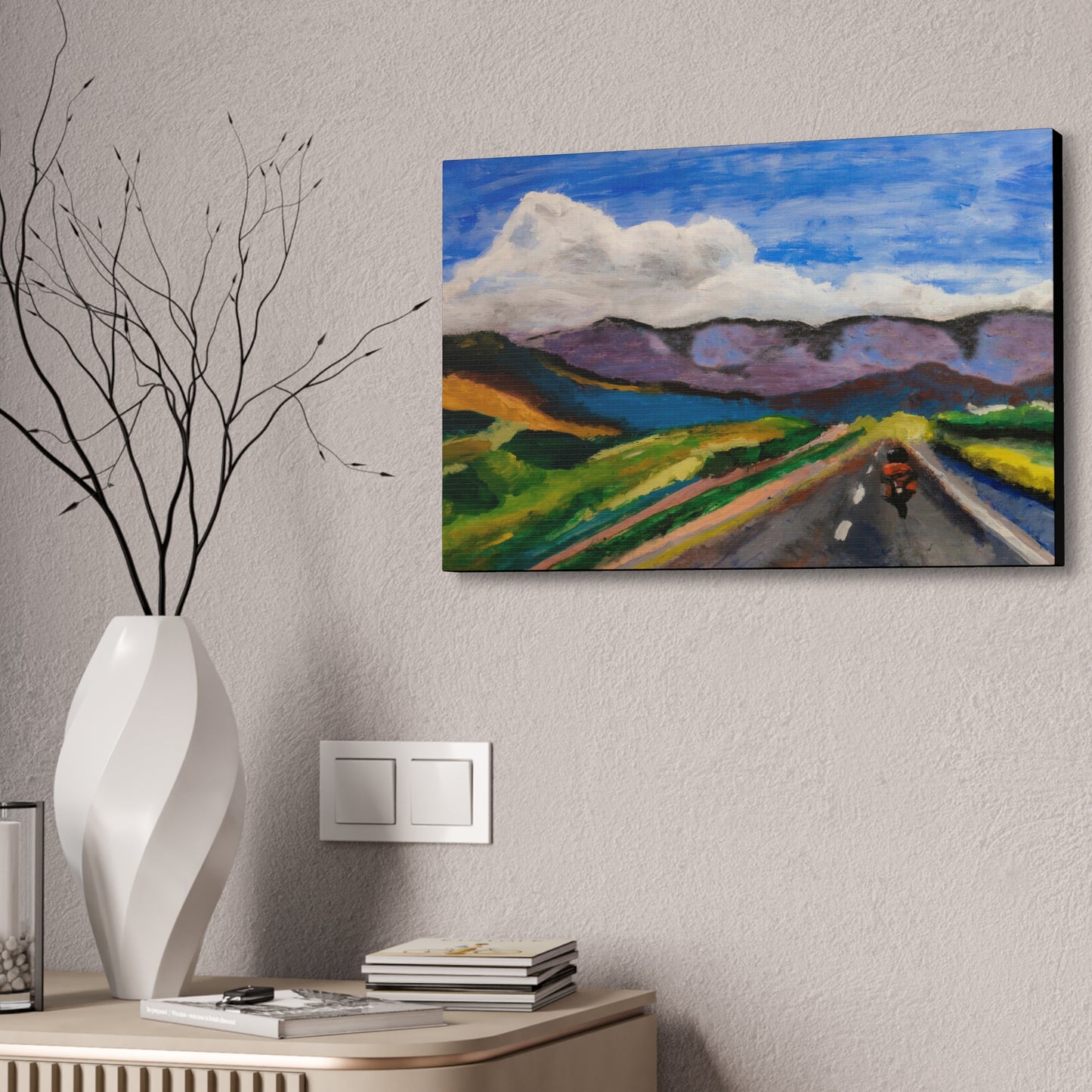 A Drive Through the Rockies Canvas