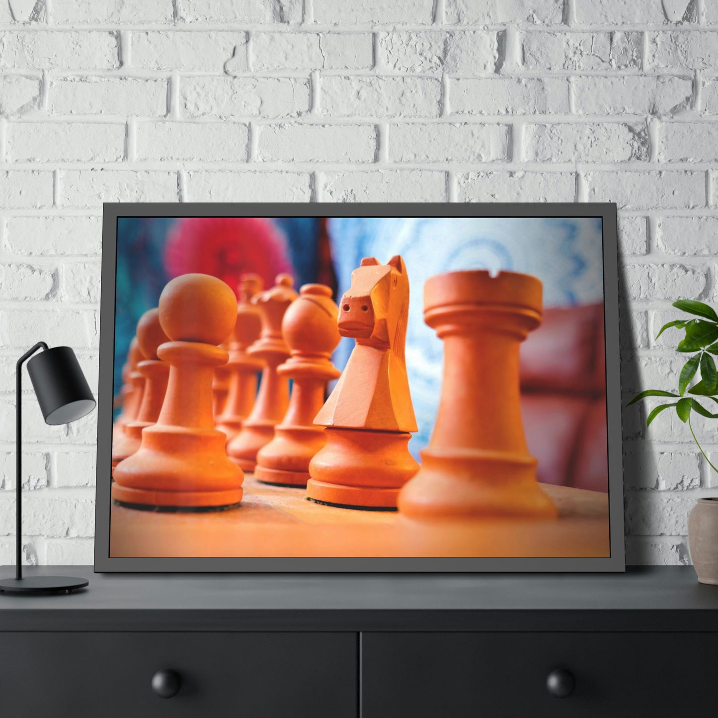 The Wooden Knight Framed Picture