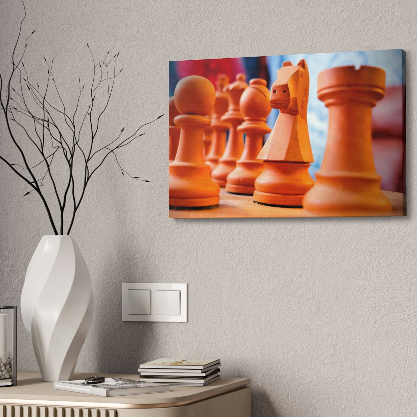 The Wooden Knight Canvas