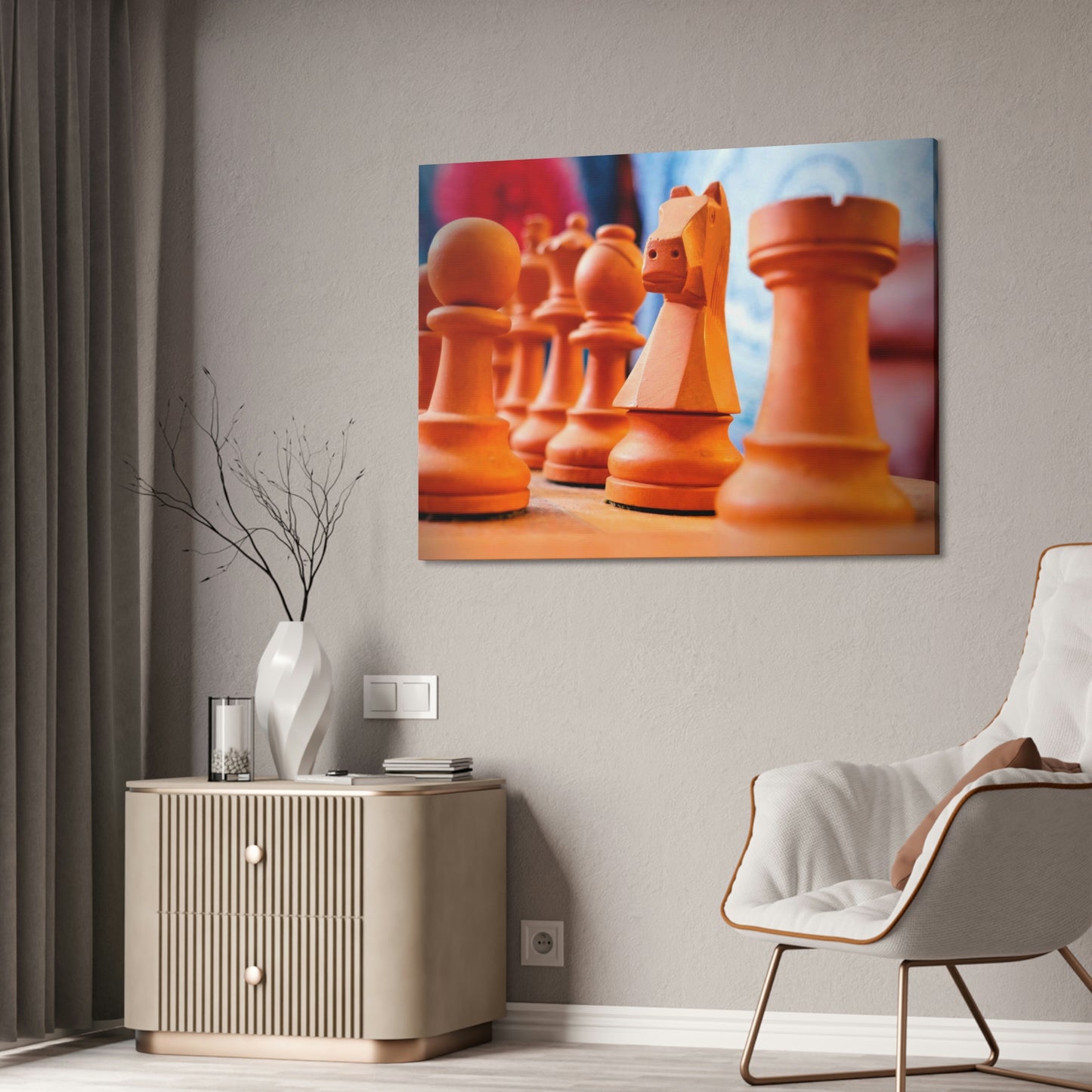 The Wooden Knight Canvas