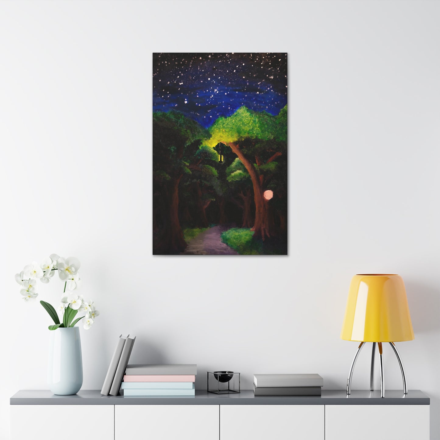 A Walk Into The Night Canvas