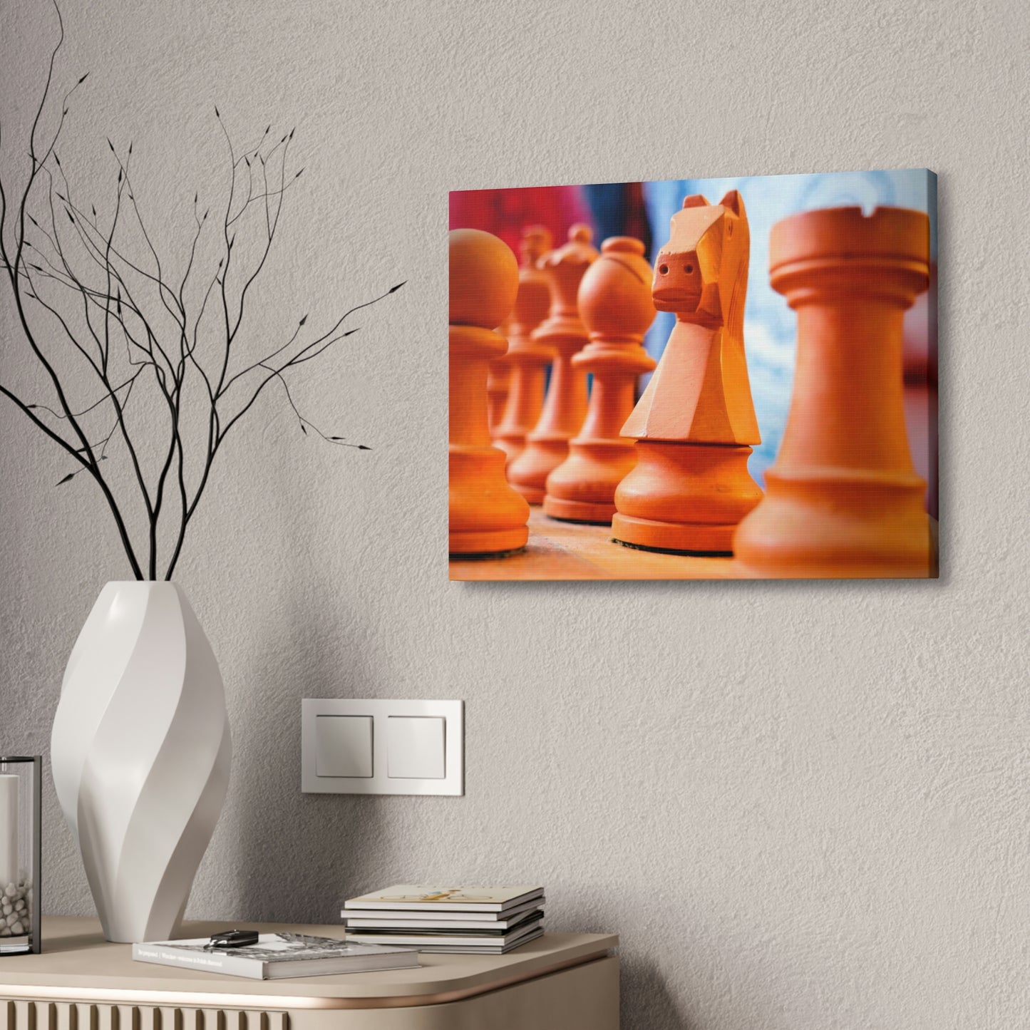 The Wooden Knight Canvas