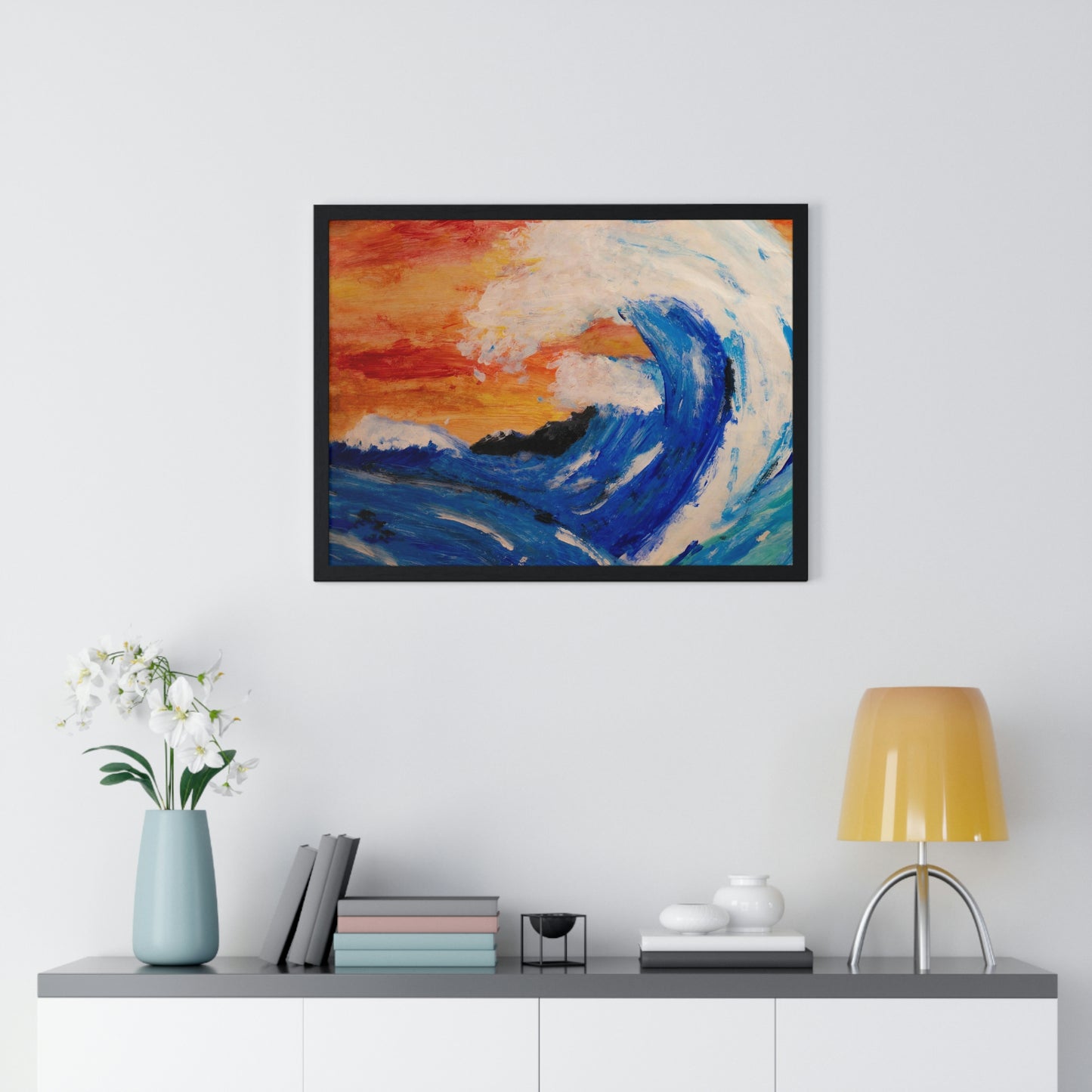 An Impressionists Wave Poster