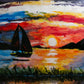 An Impressionists Sailboat Poster
