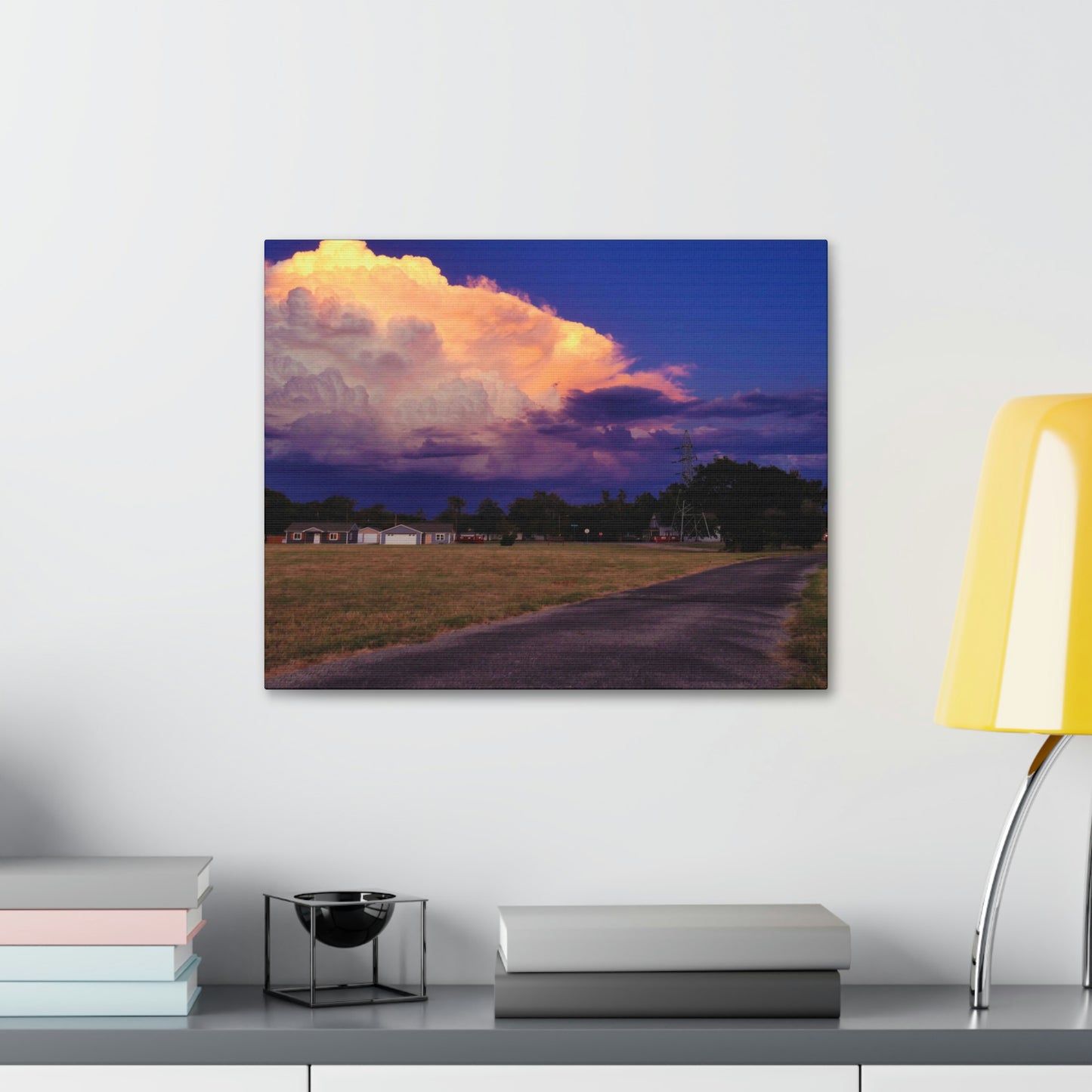 A Kansas Summer Storm Canvas