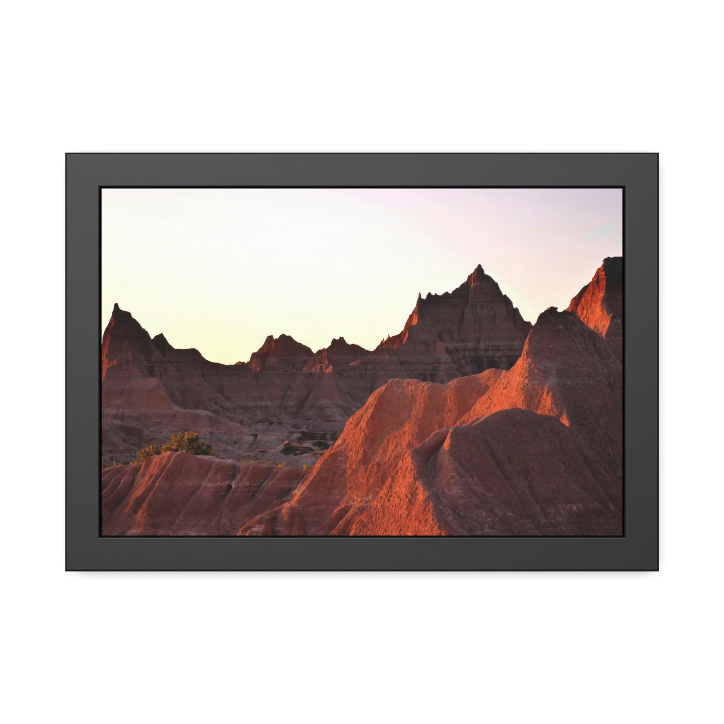 The Red Landscapes Framed Picture