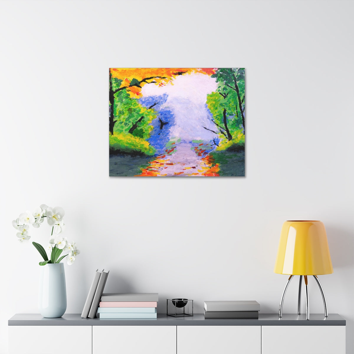 An Impressionists Forest Canvas