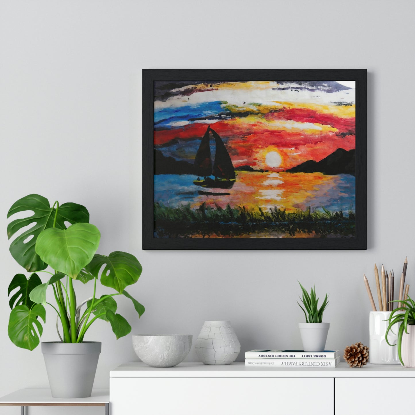 An Impressionists Sailboat Poster