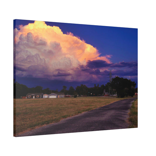 A Kansas Summer Storm Canvas