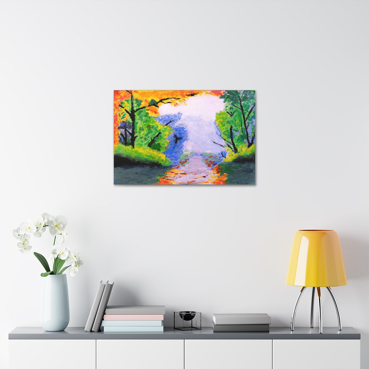 An Impressionists Forest Canvas