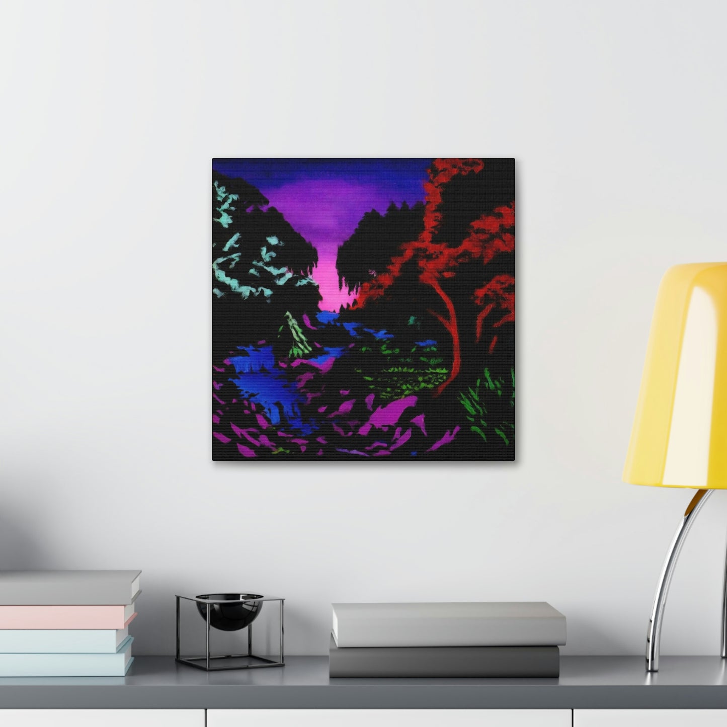 A Neon Forest Canvas