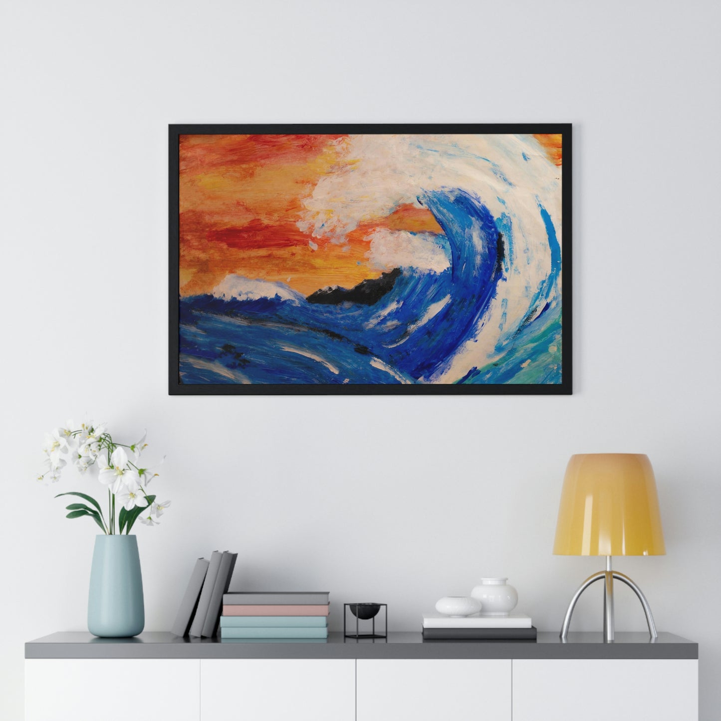 An Impressionists Wave Poster