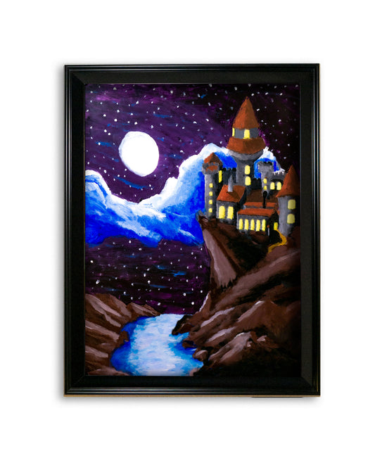 A Moonlit Castle Poster