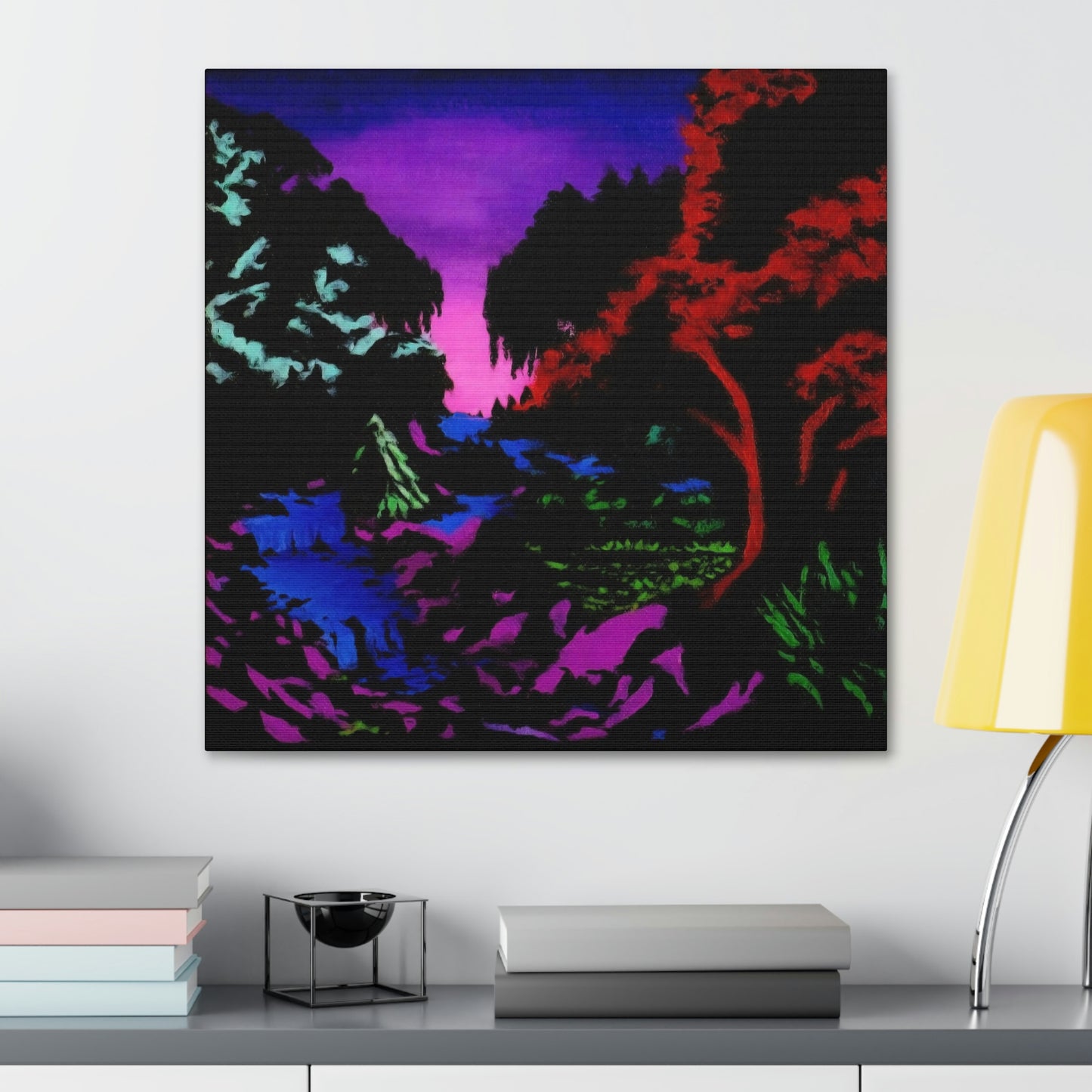 A Neon Forest Canvas