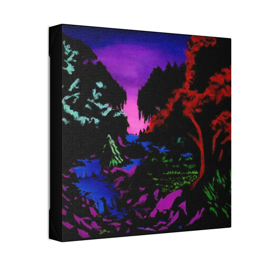 A Neon Forest Canvas