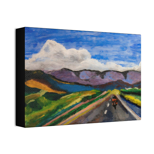 A Drive Through the Rockies Canvas