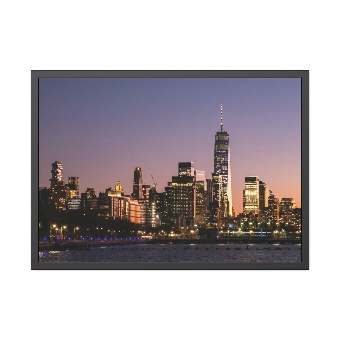 A View On the Hudson Framed Picture
