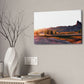 Sunset in The Badlands Canvas