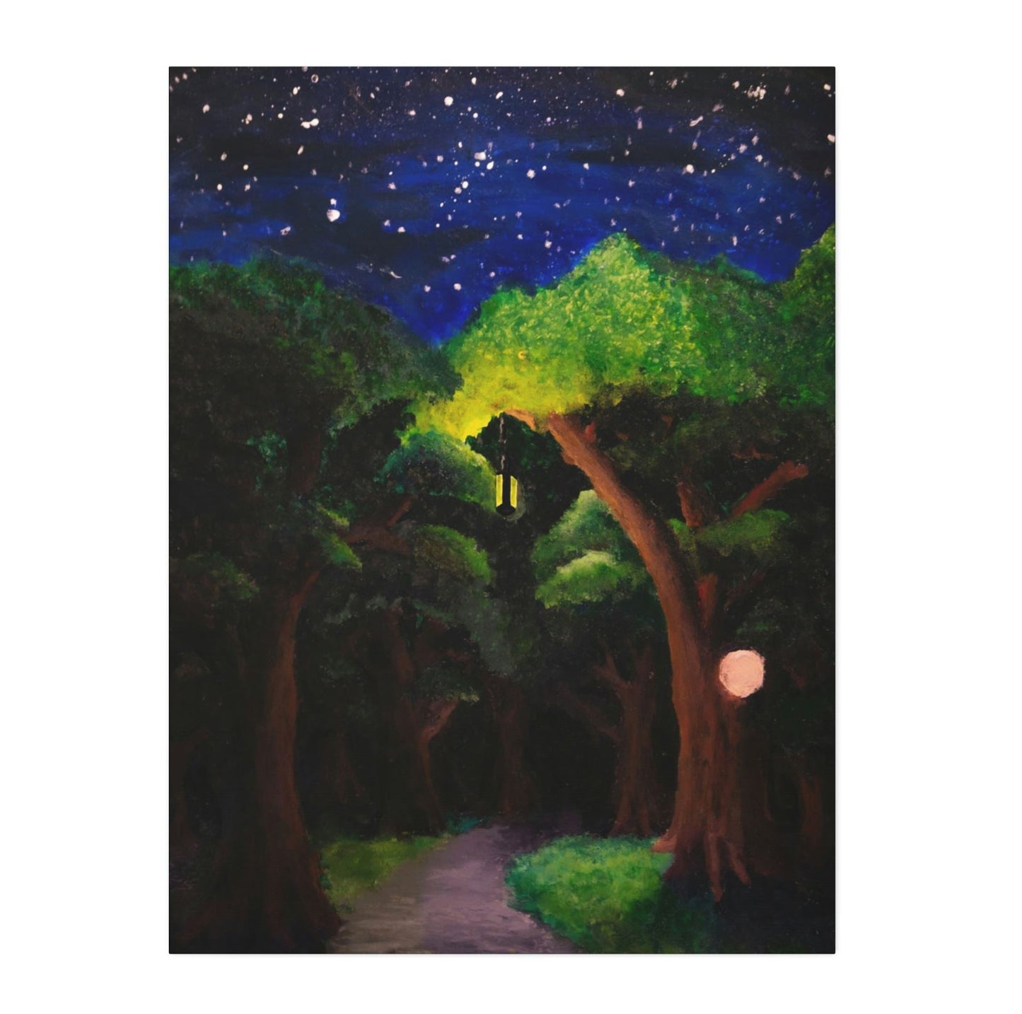 A Walk Into The Night Canvas