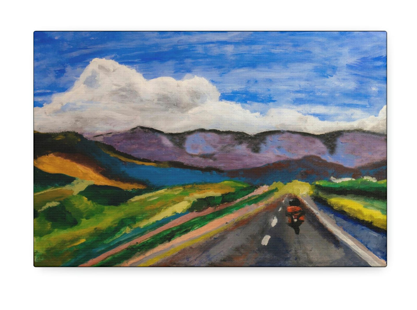 A Drive Through the Rockies Canvas